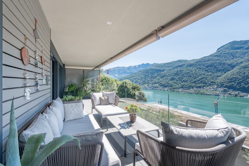 Esclusivo appartamento 3,5 loc. vista lago in vendita a Morcote (3)