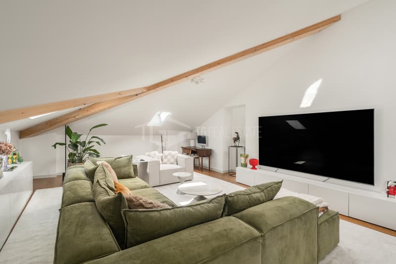 LUXE ET CONFORT : ATTIQUE 6.5 PIÈCES AVEC VUE PANORAMIQUE SUR LUGANO (7)