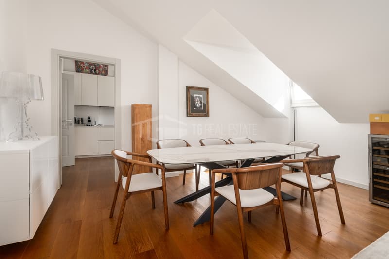 LUXE ET CONFORT : ATTIQUE 6.5 PIÈCES AVEC VUE PANORAMIQUE SUR LUGANO (9)