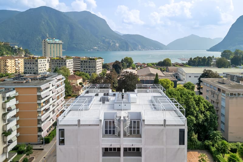 Dachgeschoss-Duplex mit Dachgarten und Seeblick (1)