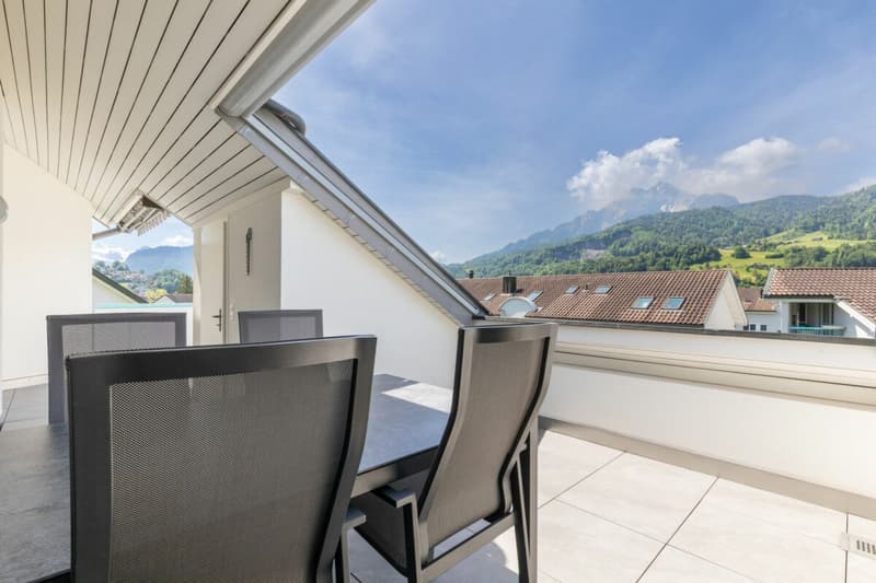 Terrasse mit optimaler Besonnung