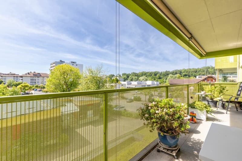Balkon West mit Blick Richtung Nordwesten