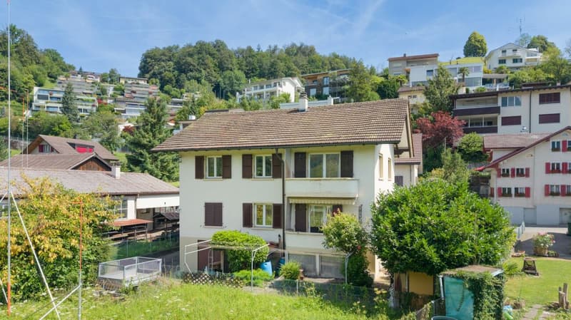 Das Wohnhaus von der Südseite
