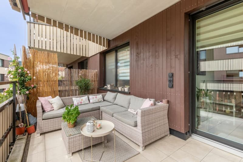 Komfortabler Balkon