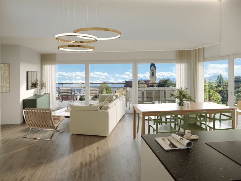 Newly built attic apartment with spacious terrace (2)