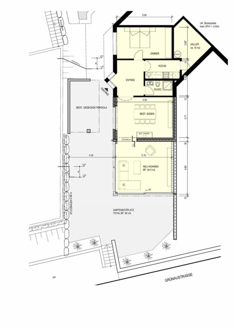 Pour célibataires et couples - appartement dans une maison unifamiliale (9)