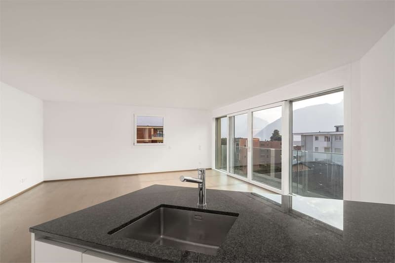 Melide - moderno 4.5 loc. con vista lago e roof-top (5)