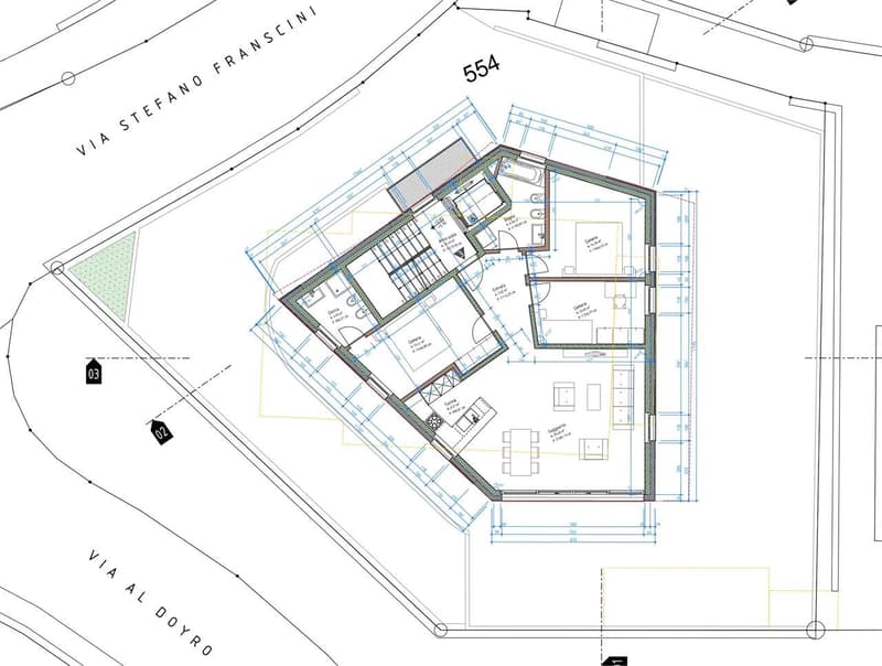 Melide - moderno 4.5 loc. con vista lago e roof-top (13)