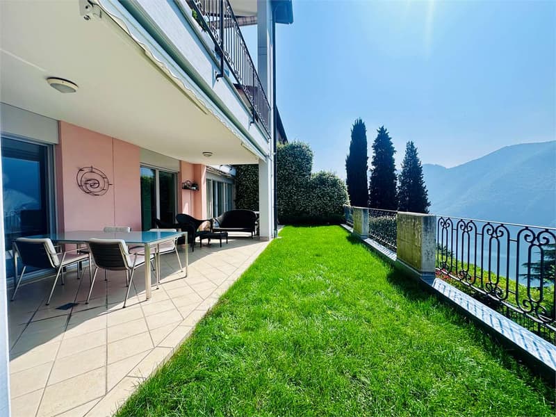 RUVIGLIANA - Elegantes Duplex mit Gartensicht auf den See (2)