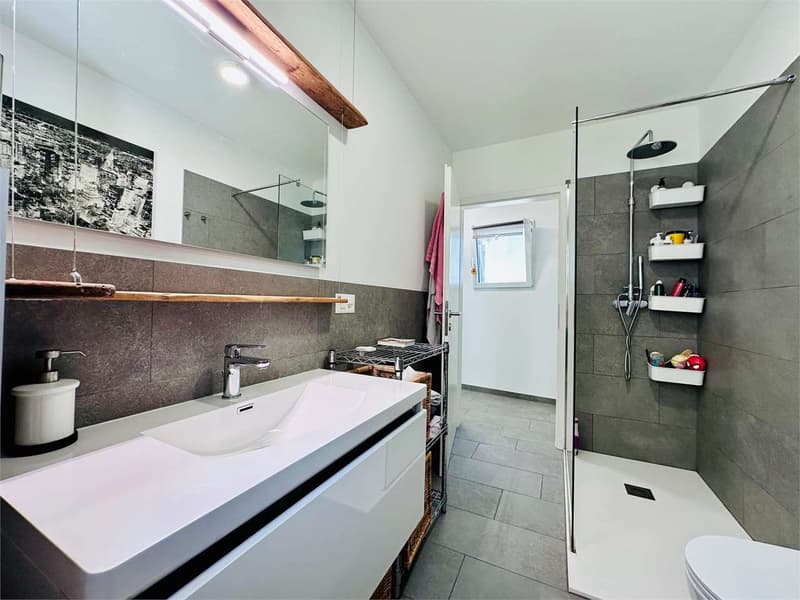 Ponte Capriasca - modernes 3.5-Zimmer-Wohnung im Grünen mit Garten und (9)