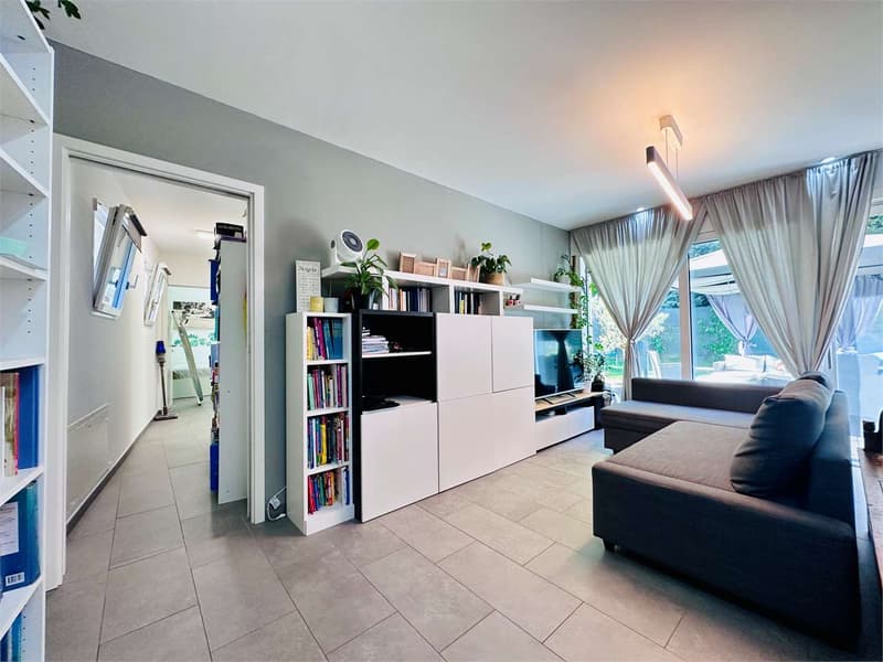 Ponte Capriasca - modernes 3.5-Zimmer-Wohnung im Grünen mit Garten und (3)