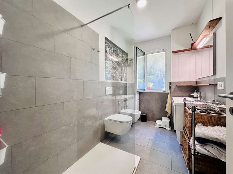 Ponte Capriasca - modernes 3.5-Zimmer-Wohnung im Grünen mit Garten und (8)