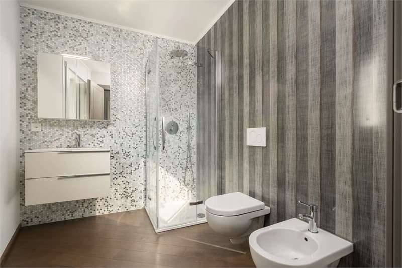 Melide -  moderno 4.5 loc. con vista lago e roof-top (7)
