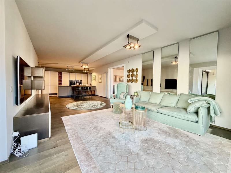 Appartement 3.5 pièces avec vue sur le lac à Porza (Lugano) à louer (3)