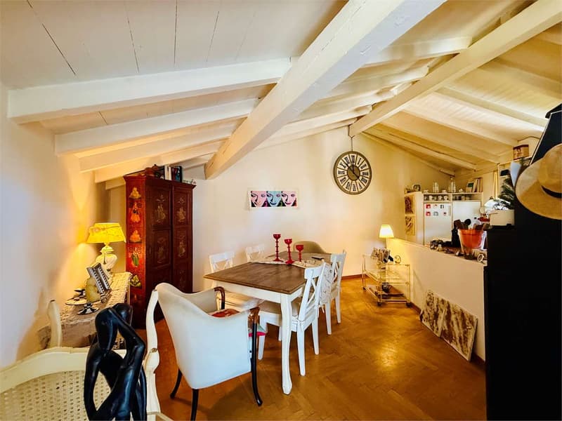 Mietwohnung 3.5 Zimmer Triplex in Gentilino - 90 m² im Kern (2)