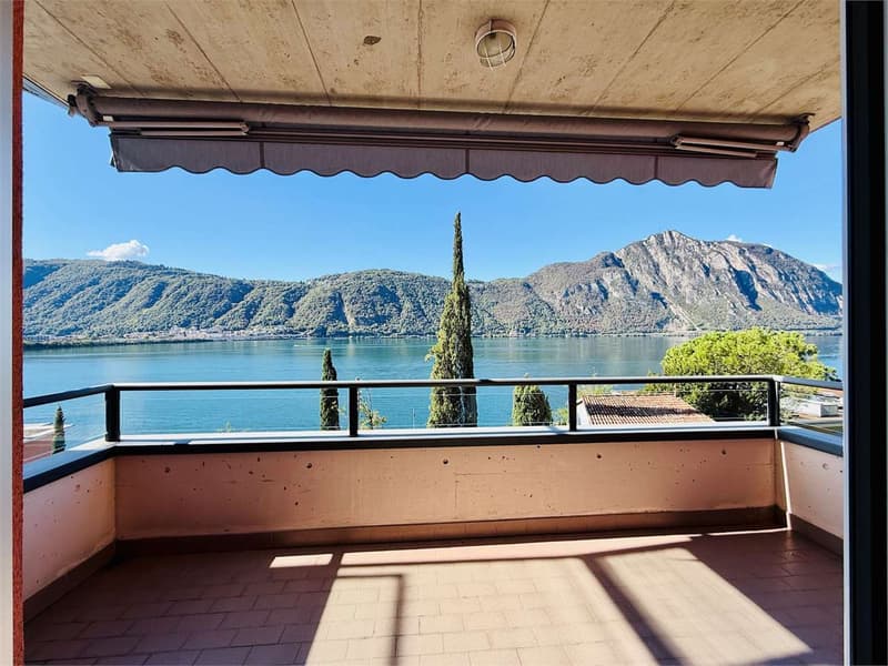 BISSONE - Ampio 3.5 locali con splendida vista lago, piscina riscaldat (6)