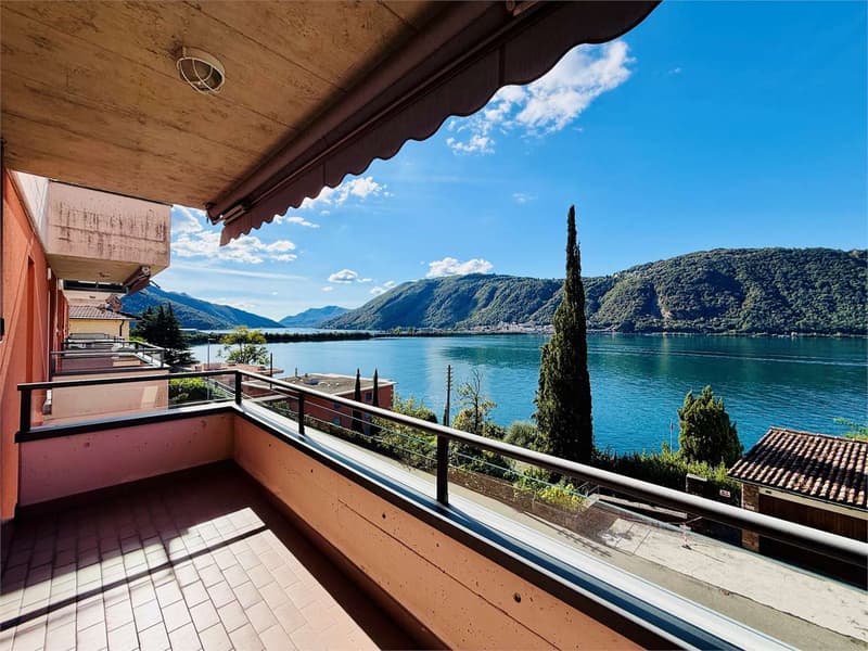 BISSONE - Ampio 3.5 locali con splendida vista lago, piscina riscaldat (11)
