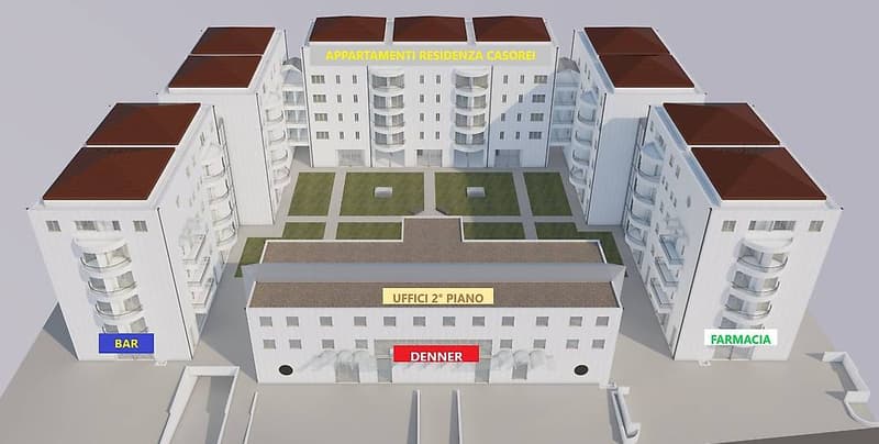 196 sqm Open Space Office in the Heart of Chiasso (1)