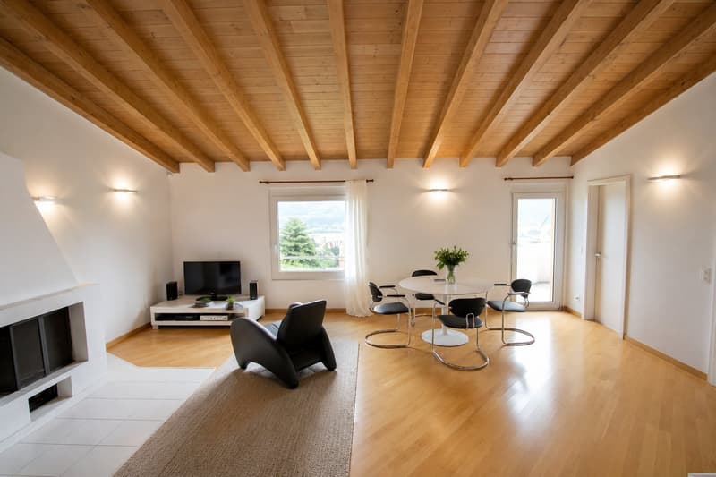 Appartement mansardé de 2,5 pièces avec vue sur le lac (4)