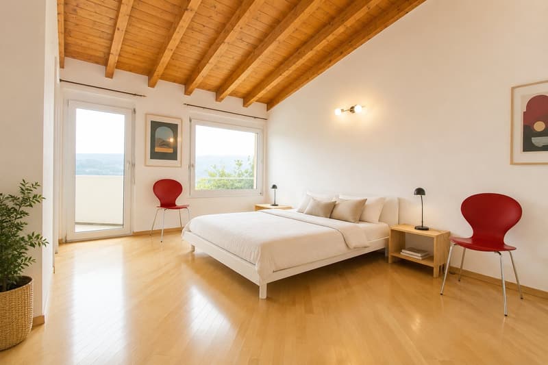 Appartement mansardé de 2,5 pièces avec vue sur le lac (6)