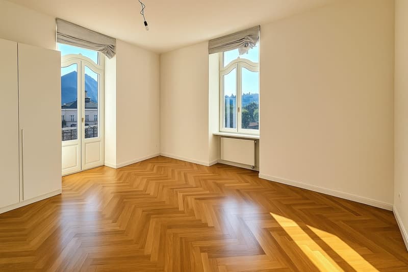 Apartment in the center of Lugano, 92mq of high standing (3)