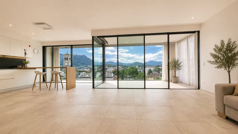 Mieten und Kaufen in Massagno – Modernes 3.5-Zimmer-Apartment mit Terrasse (3)