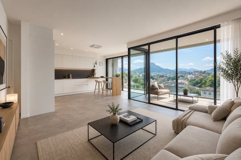 Mieten und Kaufen in Massagno – Modernes 3.5-Zimmer-Apartment mit Terrasse (13)