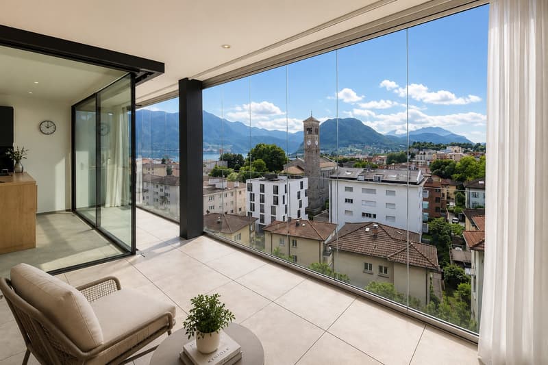 Mieten und Kaufen in Massagno – Modernes 3.5-Zimmer-Apartment mit Terrasse (2)