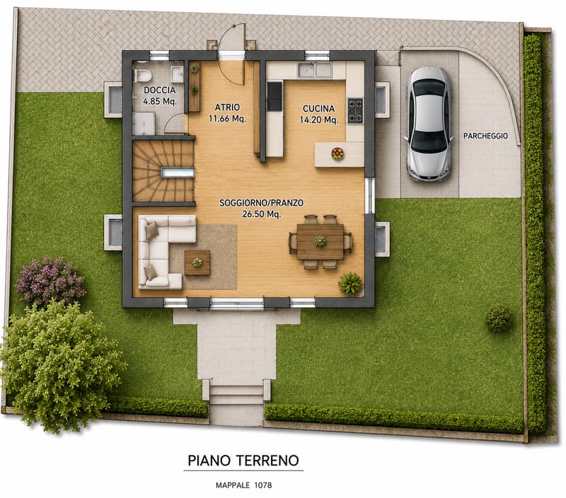 Casa unifamiliare con giardino a Torricella (8)