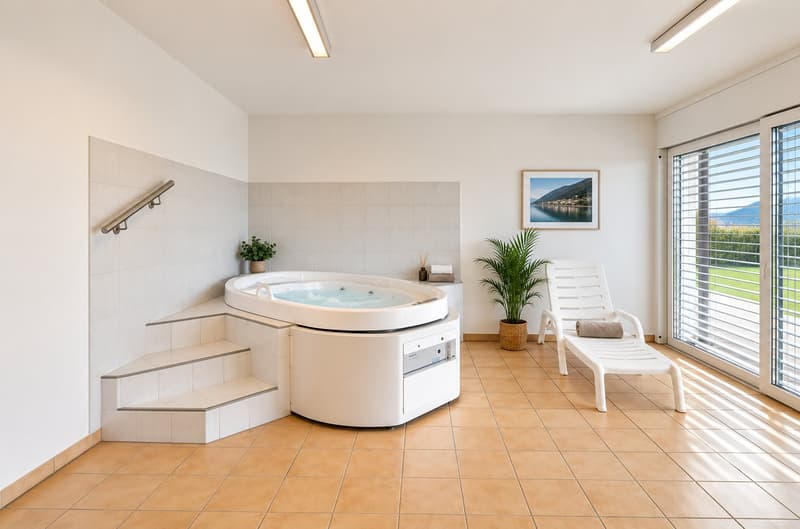 3,5 locali con grande terrazza, piscina, palestra e area wellness (10)