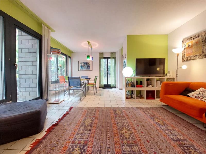 Massagno, app. 4.5 locali con giardino privato (2)