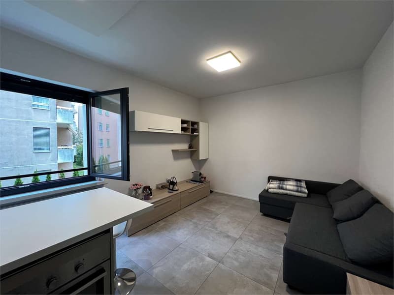 Rif. 2689 Lugano gemütliche 2.5 Zimmer Wohnung möbliert (2)