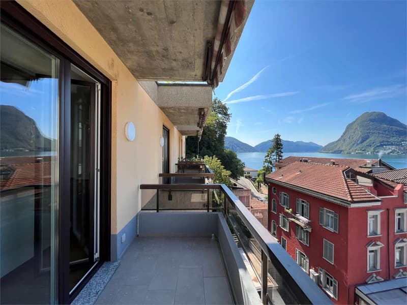 Rif. 2688 Cassarate geräumiges 3.5-Zimmer-Wohnung mit Seeblick (6)