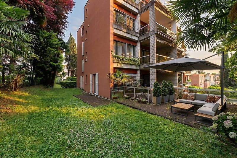 Massagno, 4.5-Zimmer-Wohnung mit privatem Garten (8)