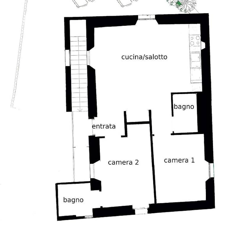 Rif. 2698 Charming 3.5 rooms in small residence (4)