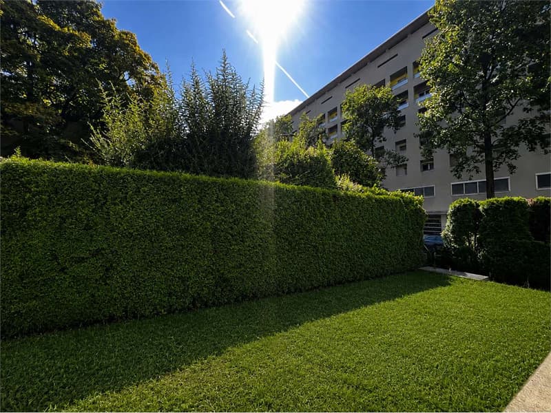 Rif. 2703 Lugano in affitto ampio 2.5 locali con giardino privato (1)