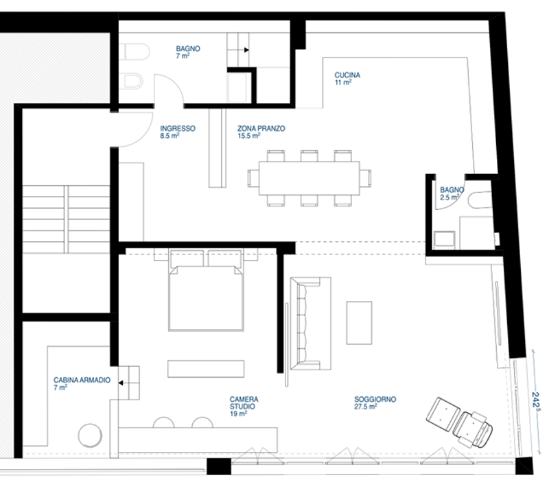 2 MESI GRATUITI - Ufficio Loft moderno di 2.5 locali a Cadro (12)
