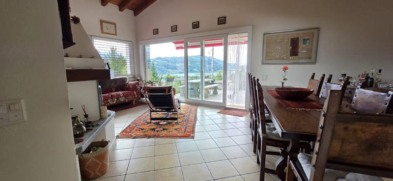 Agno – Casa panoramica con piscina privata e splendida vista lago (2)