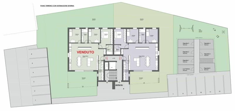 Letztes 4.5-Zimmer-Wohnung mit eigenem Garten in Cama (9)