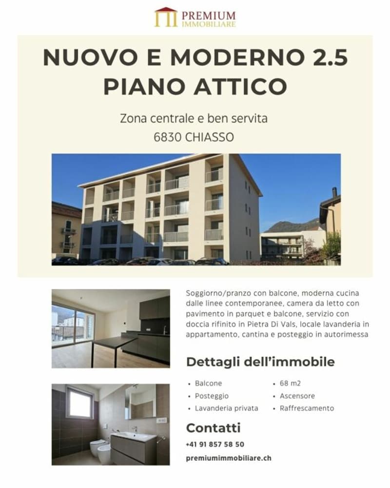 NUOVO APPARTAMENTO ULTIMO PIANO A CHIASSO (1)