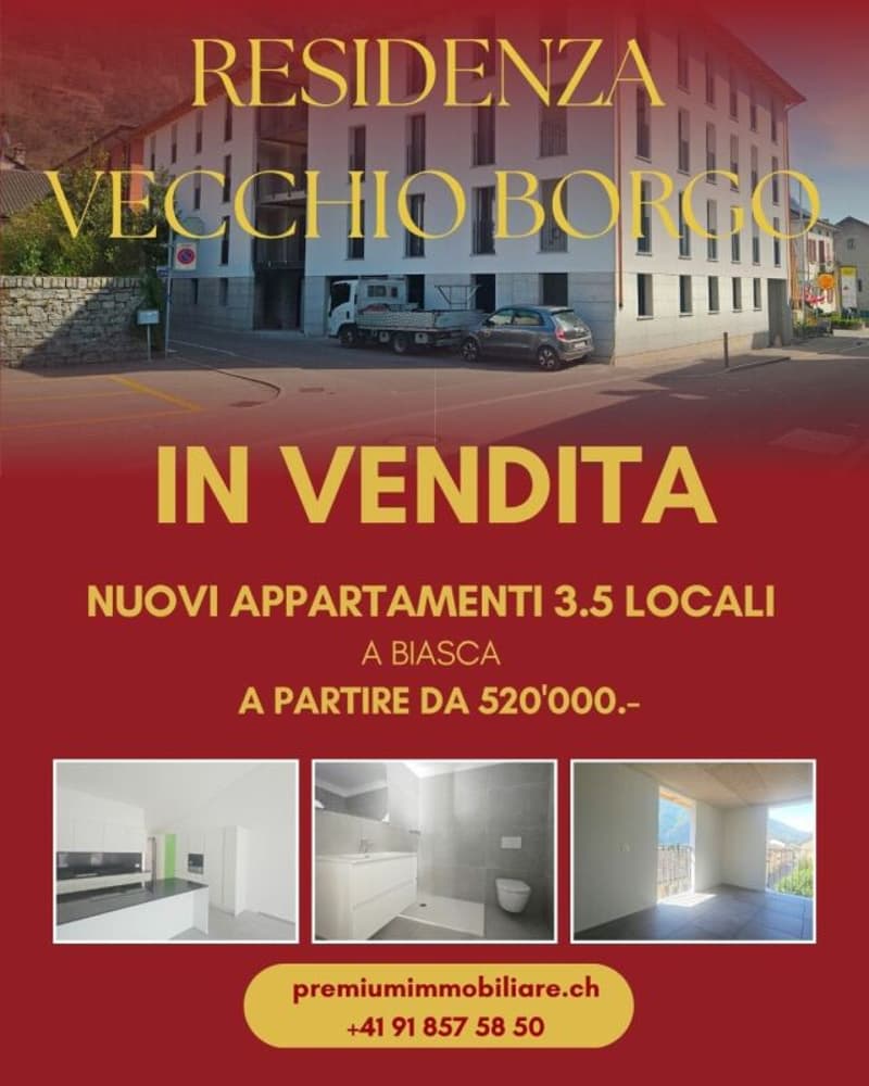NUOVI 3.5 LOCALI IN CENTRO A BIASCA (1)