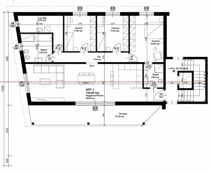 AMPIO APPARTAMENTO MODERNO IN AFFITTO (12)