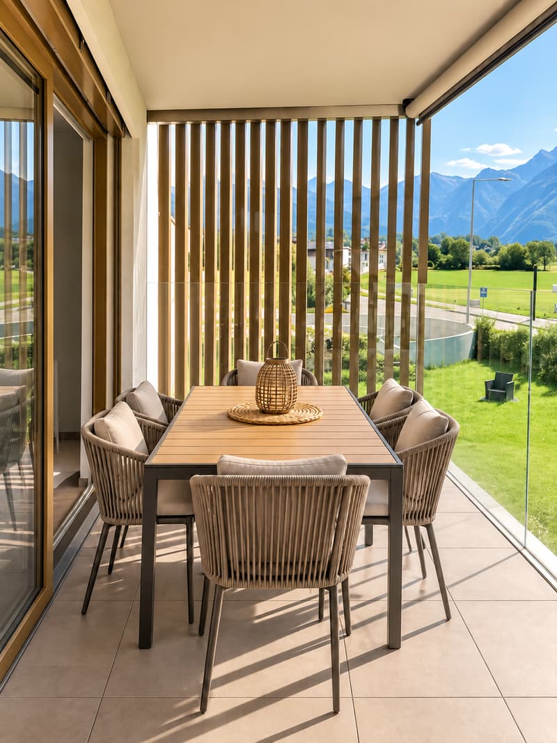 Modern 2.5-room apartment with terrace - Lumino (TI) (6)