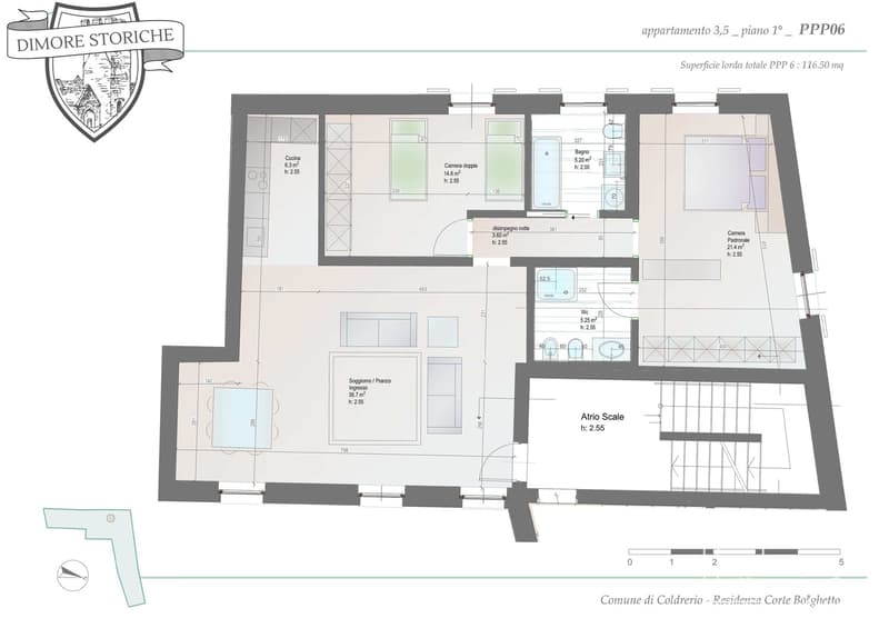 FURNISHED 3.5-ROOM APARTMENT OF GREAT CHARM, SOUGHT-AFTER, QUIET (32)