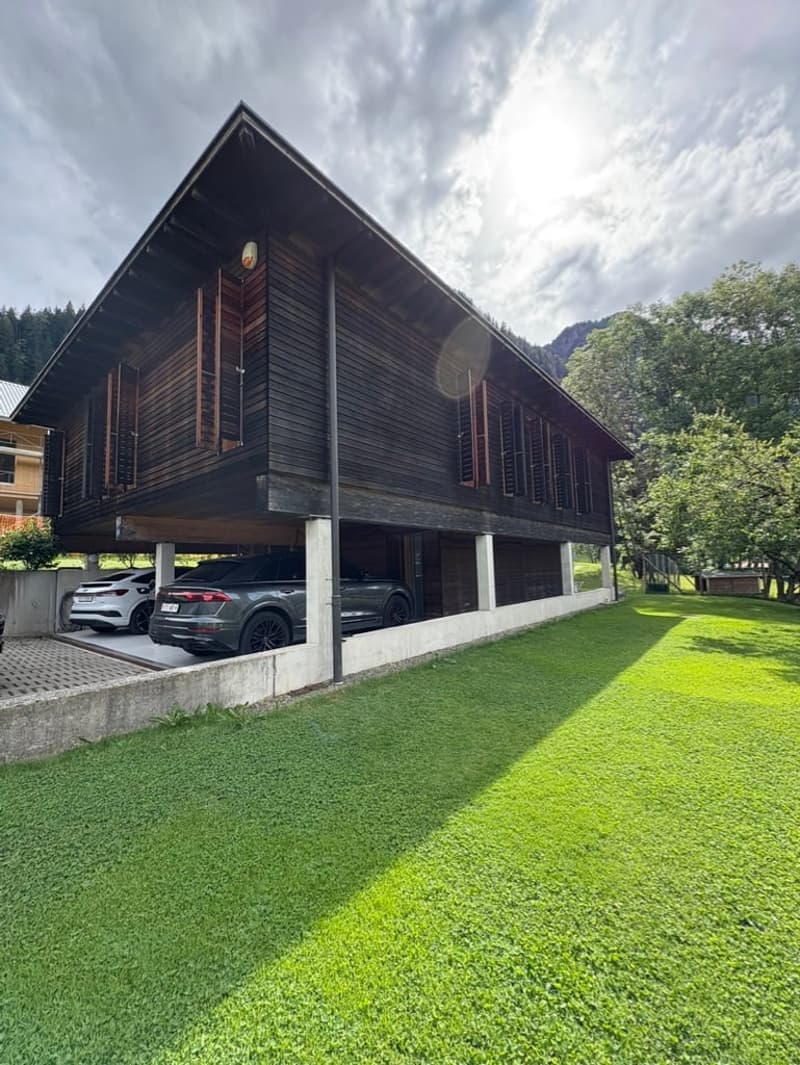 Casa di design in legno immersa nel verde (3)