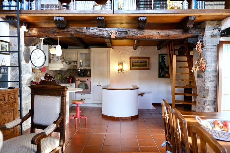 Bright charming house in Gordola in residential area. (8)