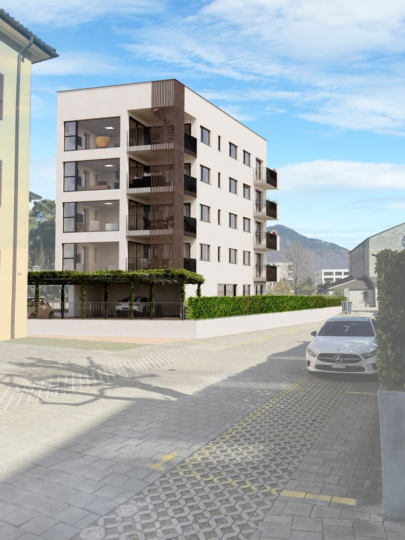DIRECTLY FROM THE DEVELOPER - Bellinzona - generous 4.5 rooms in Via Varrone 15 (6)