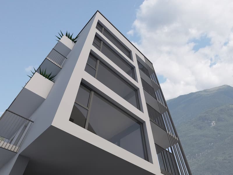 DIRECTLY FROM THE DEVELOPER - Bellinzona - generous 4.5 rooms in Via Varrone 15 (8)