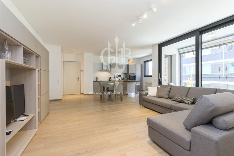 Wohnung mit 3,5 Zimmern, zentral und nahe den Universitäten von Lugano (2)