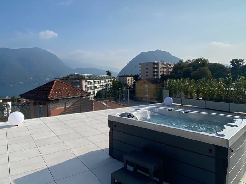 Elegante appartamento con terrazza rooftop a Massagno – Disponibile subito (13)